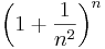 \left(1+\frac{1}{n^2}\right)^{n}